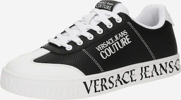 Versace Jeans Couture Низкие кроссовки 'COURT' в Черный: спереди