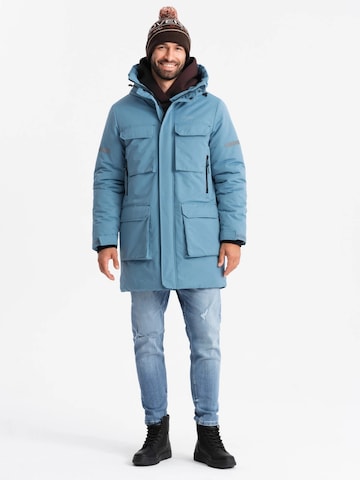 Ombre Winter jacket 'OM-Jalj-0169' in Blue