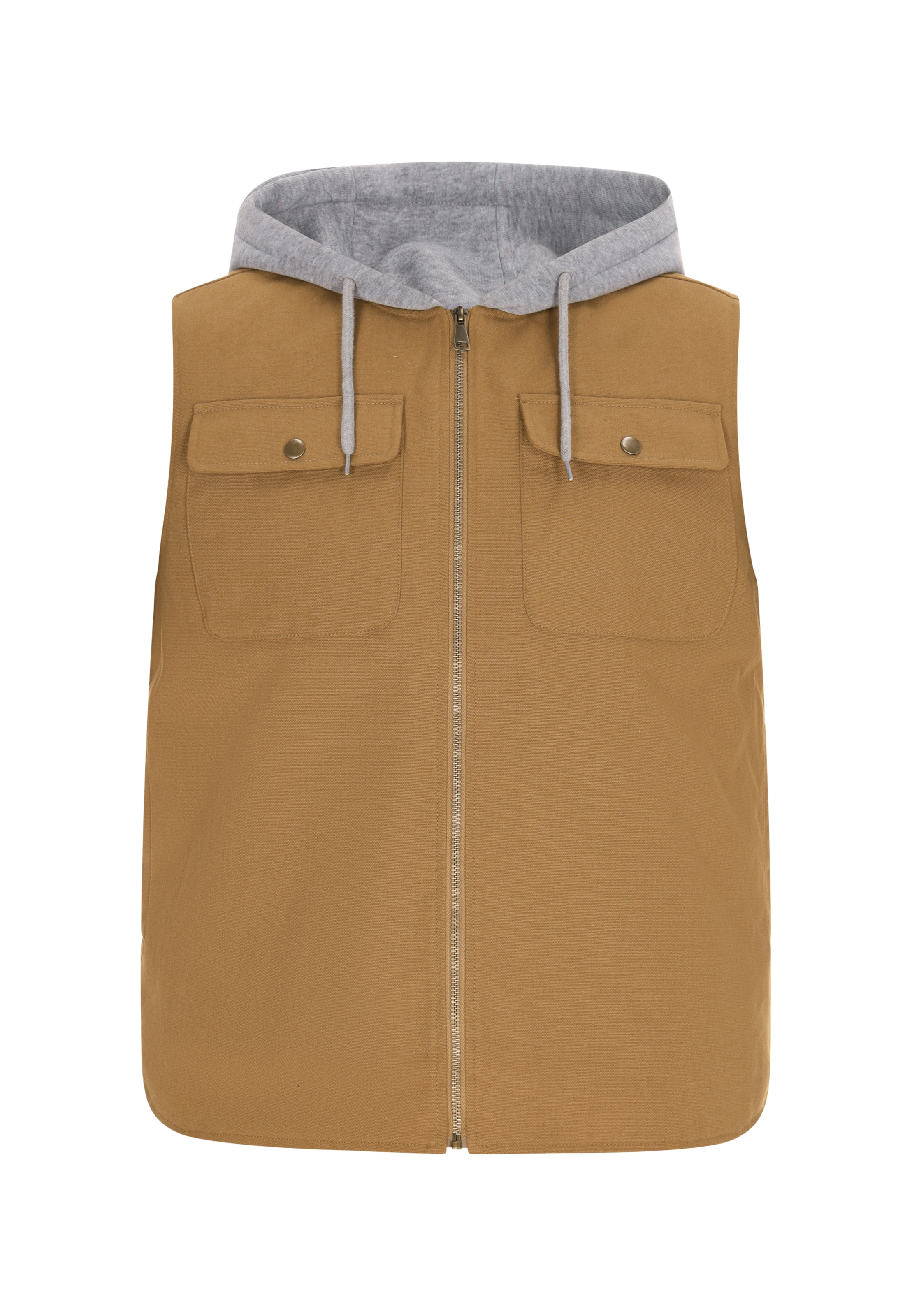 elmwood Vest in Beige: front