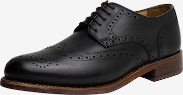 Scarpa stringata 'Levet' di Gordon & Bros in nero: frontale