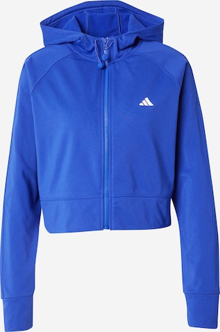 Hanorac sport 'GG' de la ADIDAS PERFORMANCE pe albastru: față