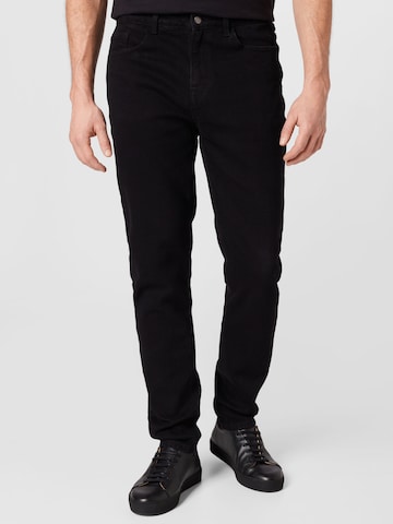DAN FOX APPAREL Regular Jeans 'Rico' in Zwart: voorkant