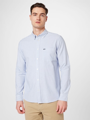 Coupe regular Chemise 'Harvard 2.0' minimum en bleu : devant