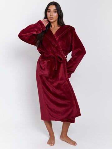 Loungeable Bademantel in Rot: Vorderseite