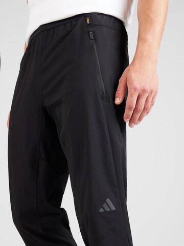 ADIDAS PERFORMANCE Zwężany krój Spodnie sportowe 'Designed For Training Cordura' w kolorze czarny