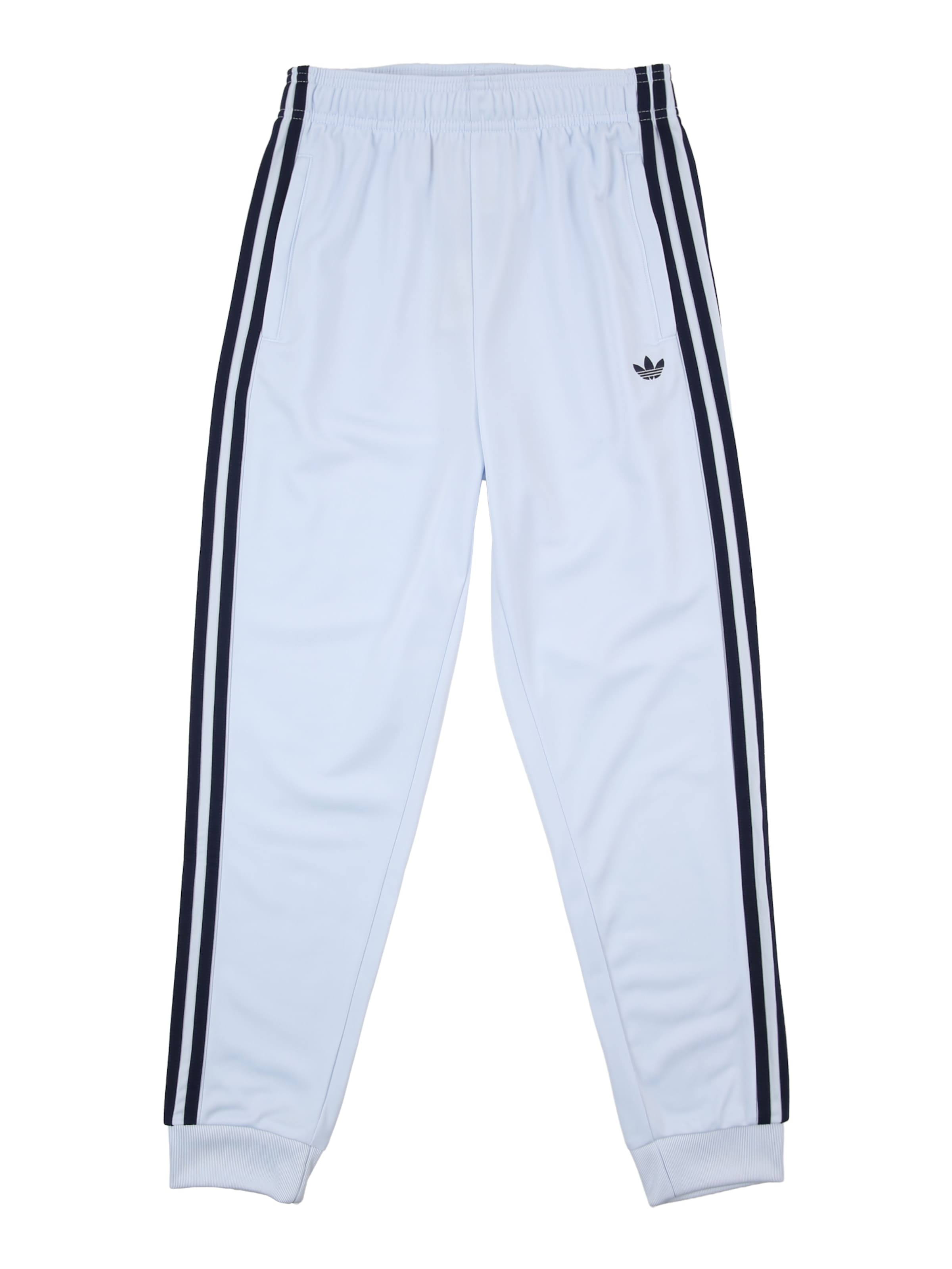 Effilé Pantalon ADIDAS ORIGINALS en beige : devant