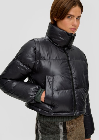 s.Oliver Between-season jacket in Black: front