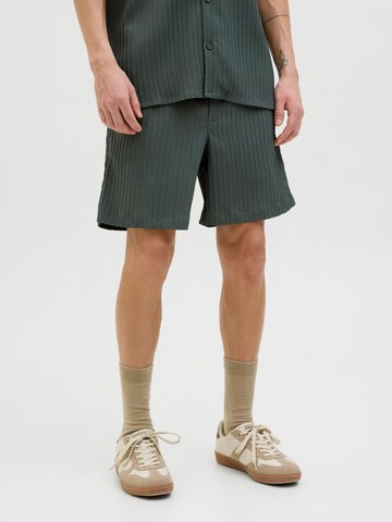 JACK & JONES - Loosefit Pantalón en verde: frente
