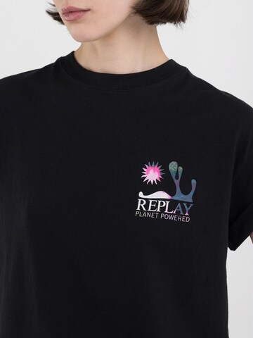REPLAY Shirt in Black