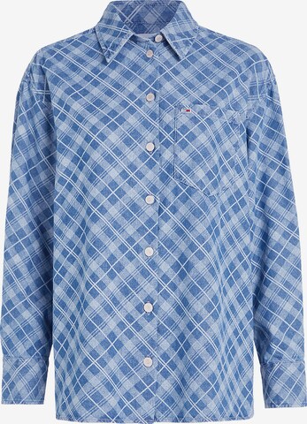 Tommy Jeans Blouse in Blauw: voorkant