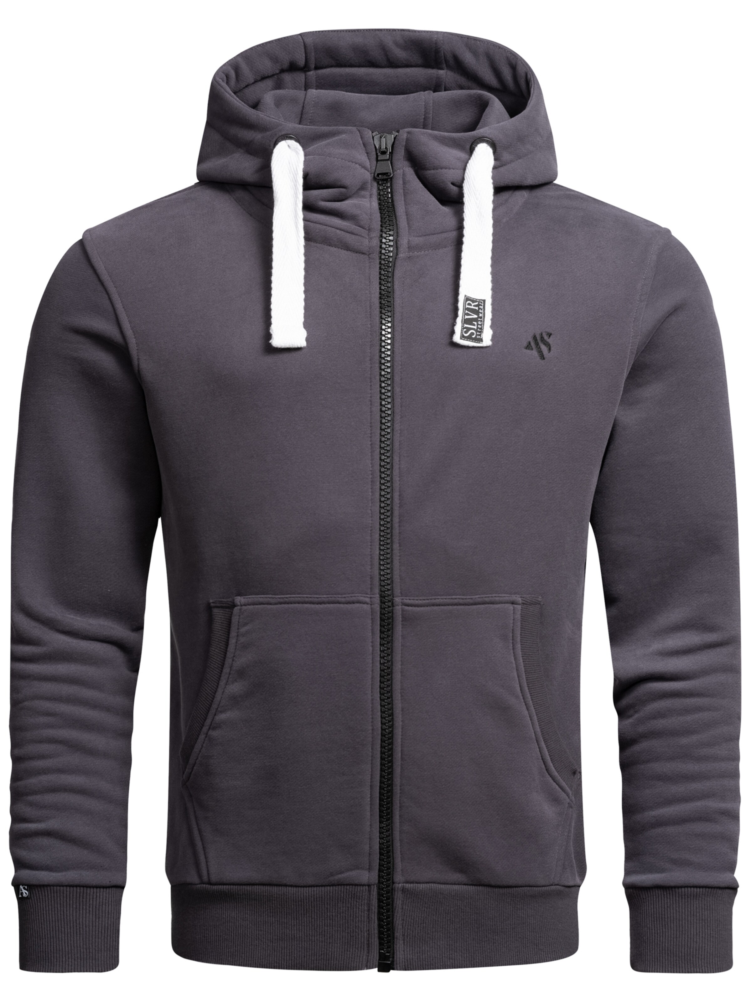 Alessandro Salvarini Swetjacke 'Vinzent' in Grau