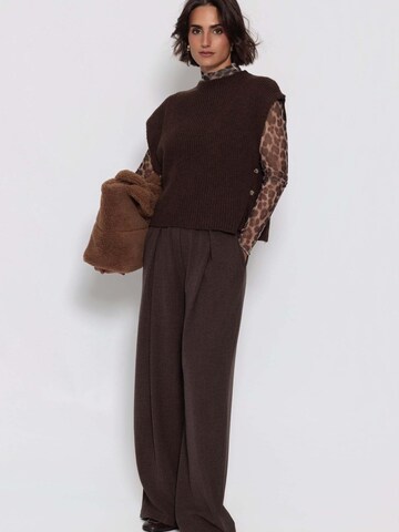 SASSYCLASSY Strickweste‌‌‌‌‌‌ in Braun