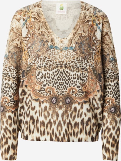 Megztinis iš PRINCESS GOES HOLLYWOOD, spalva – smėlio spalva / gelsvai pilka spalva / mėlyna / tamsiai ruda, Prekių apžvalga