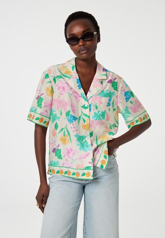 Fabienne Chapot Bluse in Beige: Vorderseite