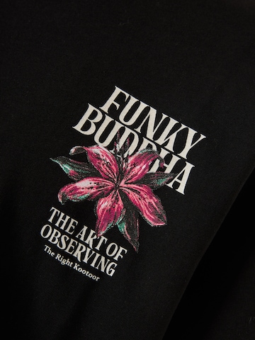 melns Funky Buddha T-Krekls