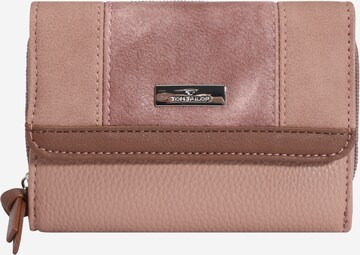 TOM TAILOR Wallet 'Juna' in Pink: front