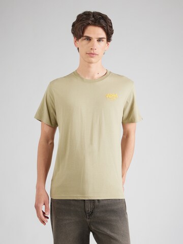 zaļš ALPHA INDUSTRIES T-Krekls