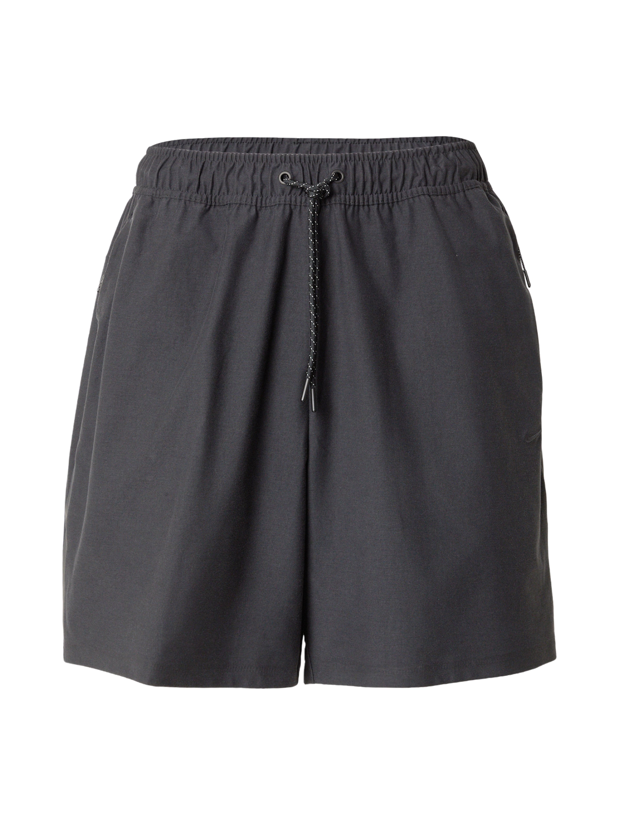 Nike Sportswear Loosefit Παντελόνι σε μαύρο: μπροστά