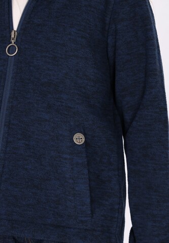 DreiMaster Maritim Fleecejacke in Blau