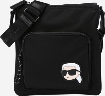 Karl Lagerfeld Schoudertas 'Ikonik 2.0' in Zwart: voorkant