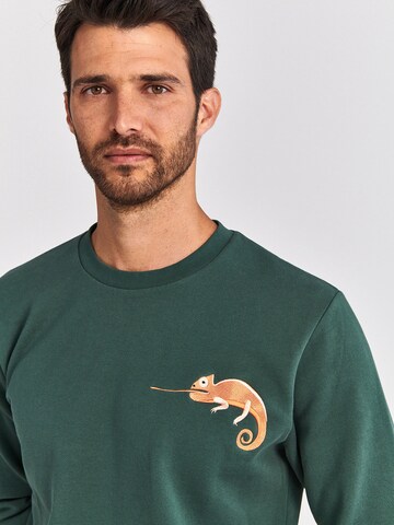 Shiwi Sweatshirt 'Cameleon' in Grün