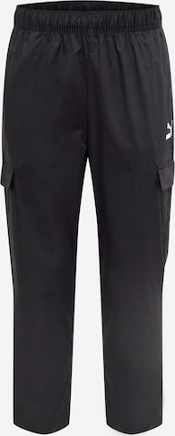 PUMA - regular Pantalón deportivo en negro: frente