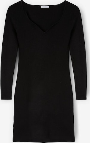 Robe MOTIVI en noir : devant