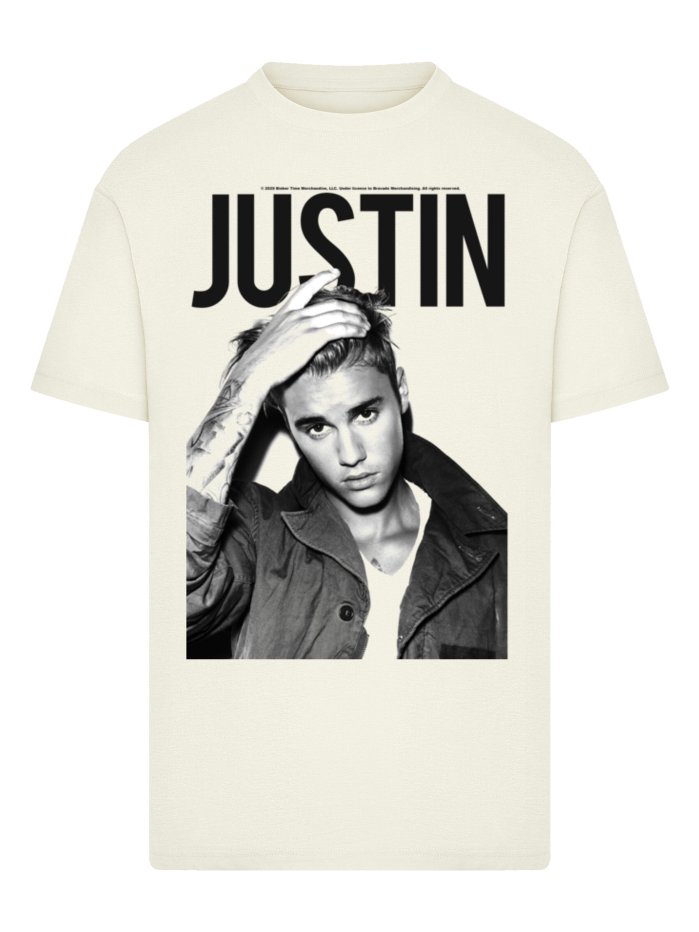 T-Shirt F4NT4STIC en beige : devant