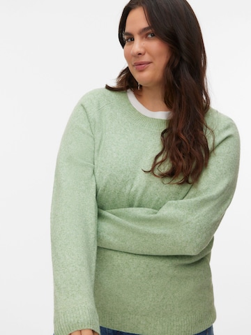 Pullover 'VMCDOFFY' di Vero Moda Curve in verde: frontale
