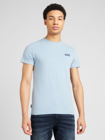 Superdry - Camiseta en azul: frente
