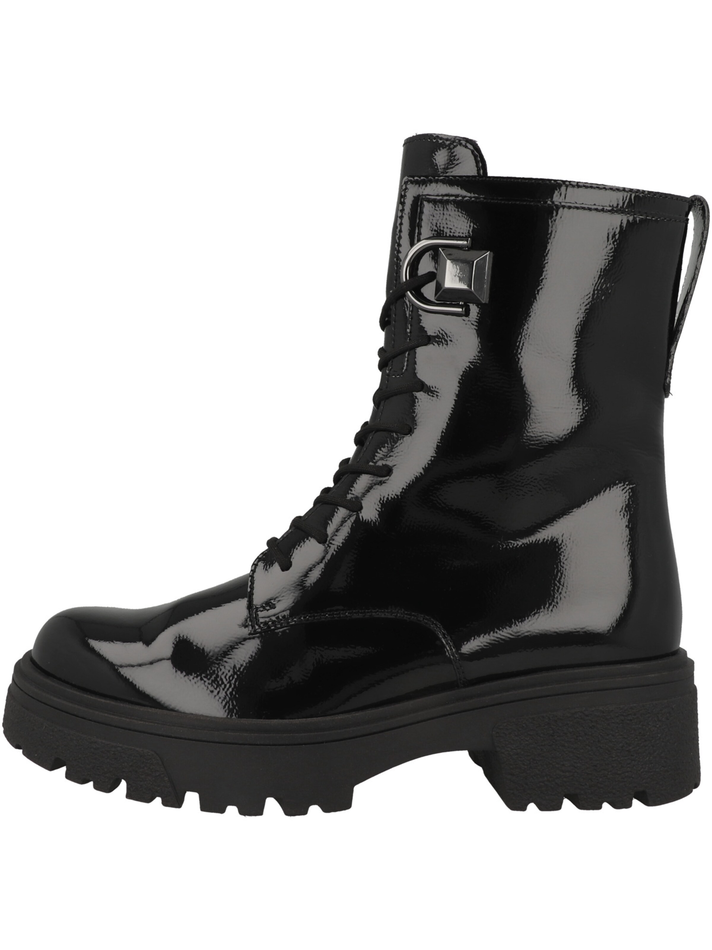 GABOR - Botim com fivela em preto: frente