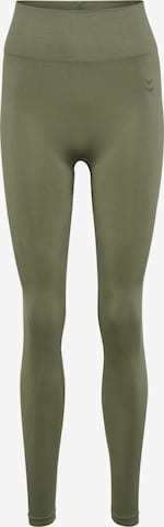 Hummel Sportbroek 'Flow' in Groen: voorkant