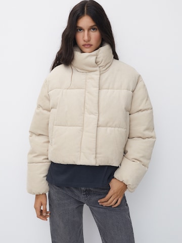 Pull&Bear Övergångsjacka i beige: framsida