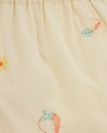 WE Fashion - Loosefit Calças em amarelo