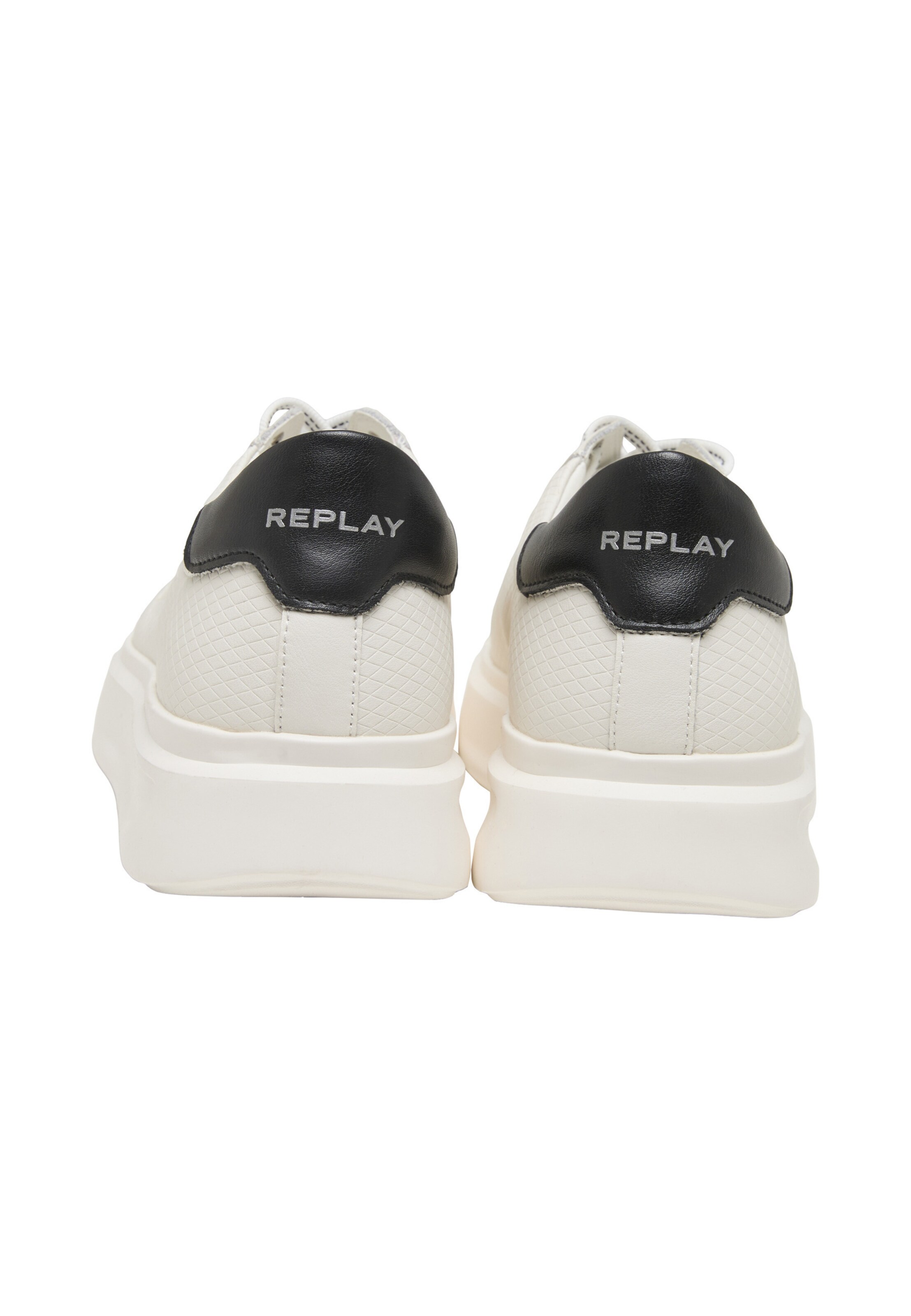 Baskets basses 'Pulsar' REPLAY en blanc