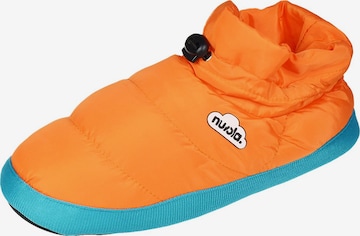 Nuvola. Hausschuh 'Boot Home Party' in Orange: Vorderseite