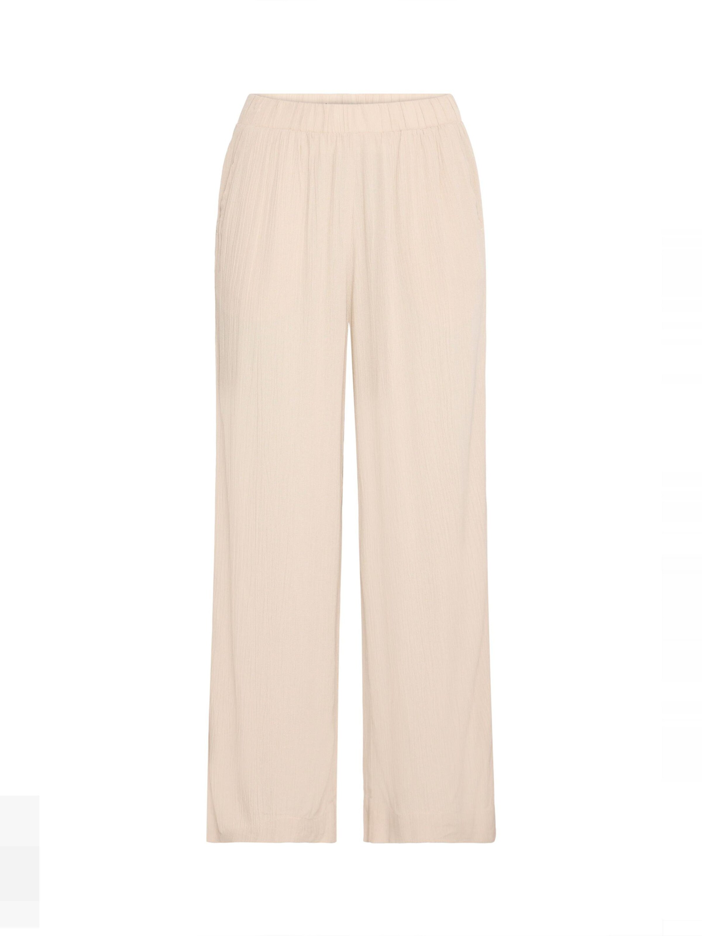 Wide Leg Pantalon 'ICHMarrakech' ICHI en beige : devant