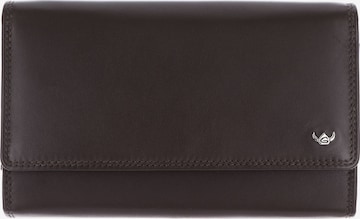 Porte-monnaies 'Polo' GOLDEN HEAD en marron : devant