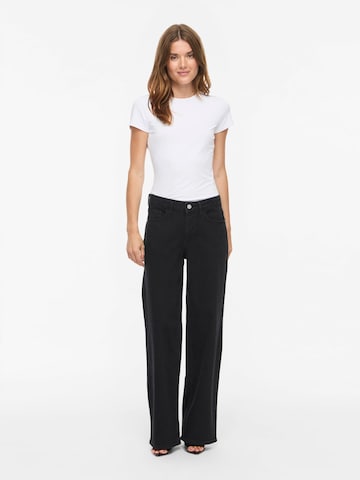 Wide leg Jeans di VILA in nero: frontale