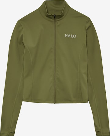 Veste de sport HALO en vert : devant