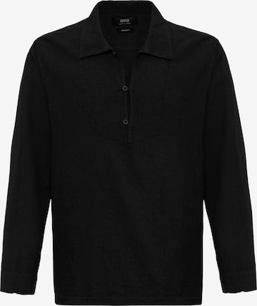 juoda Antioch Marškinėliai: priekis