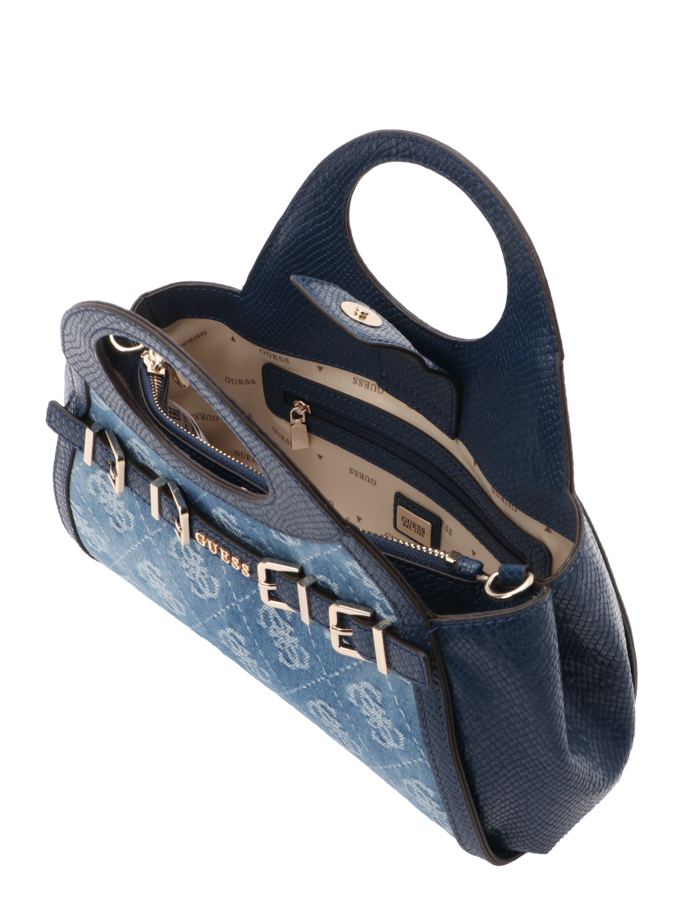 GUESS Handtasche 'DOVIE' in Blau