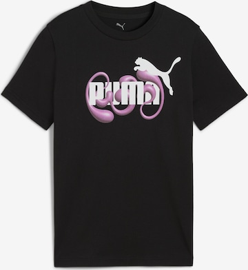 PUMA Shirt in Zwart: voorkant