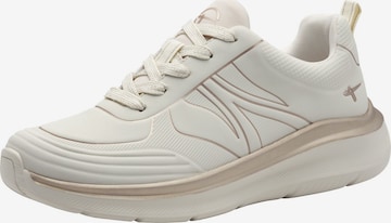 Baskets basses Tamaris en blanc : devant