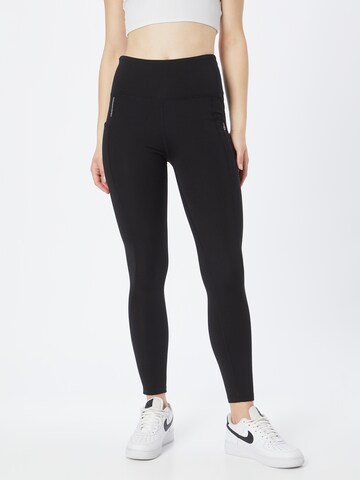 Skinny Pantaloni outdoor 'Kiwi Pro' de la CRAGHOPPERS pe negru: față