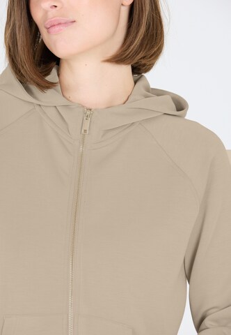 Athlecia Sweat jacket 'Jacey' in Brown