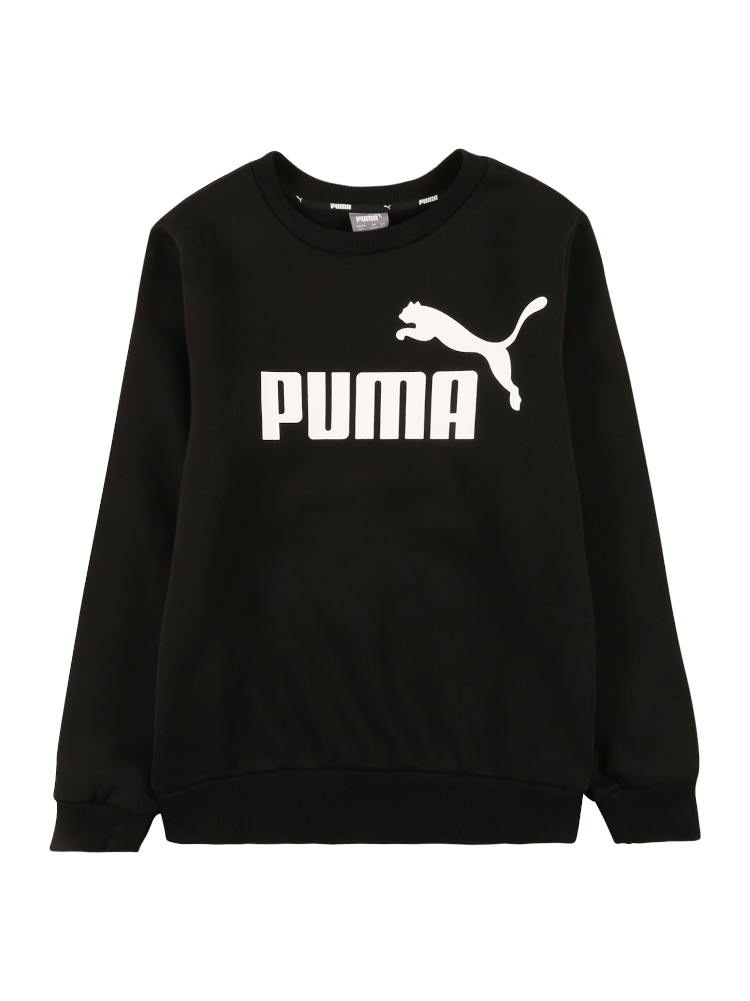 PUMA Sweatshirt in Zwart: voorkant