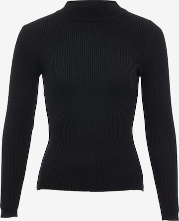 leo basics Pullover in Schwarz: predná strana