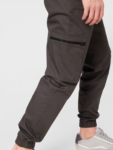 River Island Tapered Cargo Pants in Brown