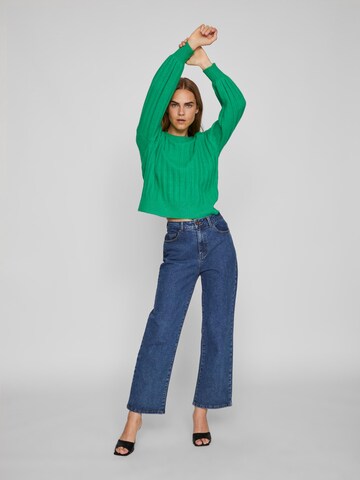 VILA Sweater 'Tycia' in Green